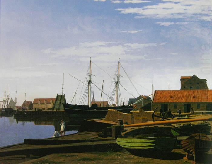View_of_Larsen_Square_near_Copenhagen_Harbor, unknow artist